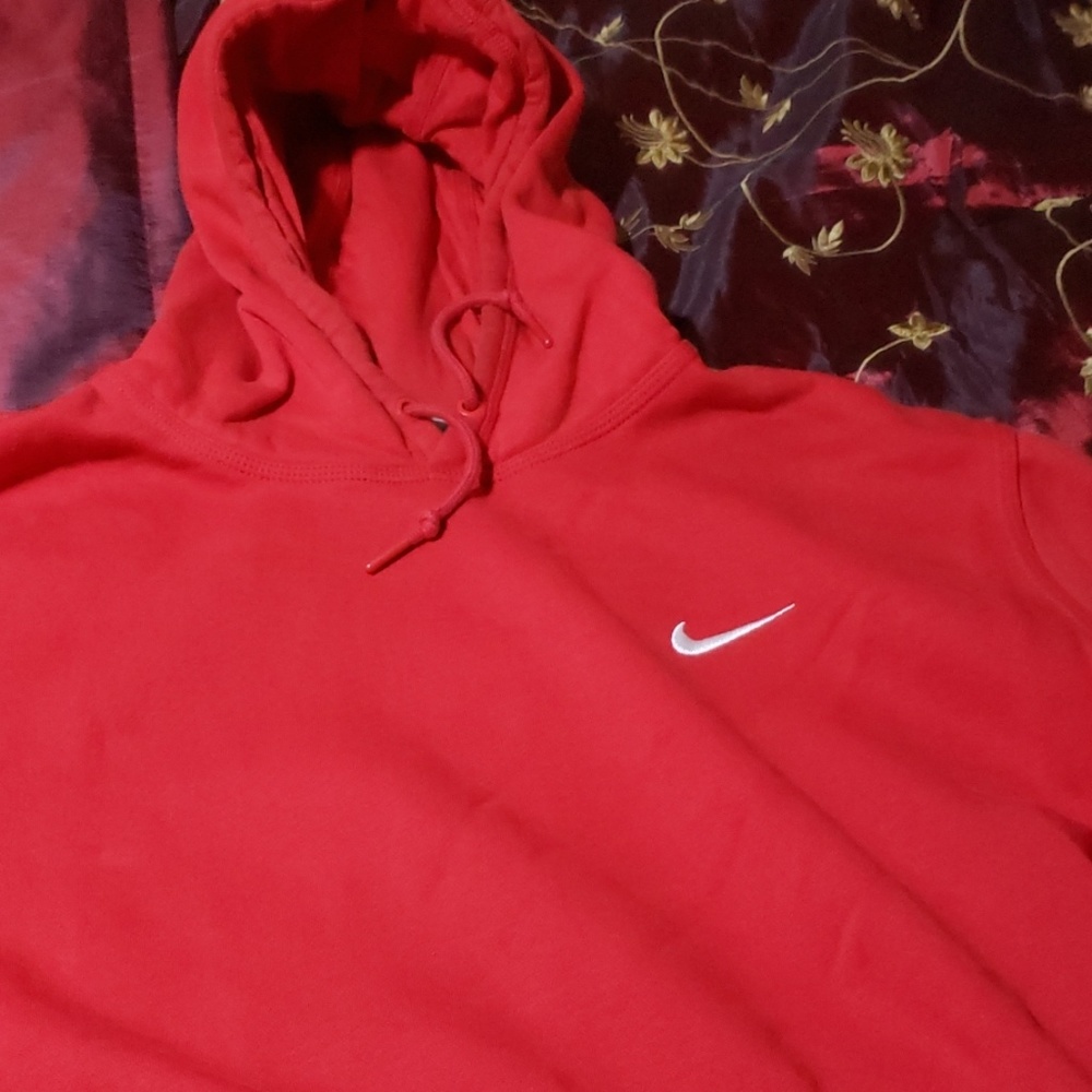 Nike hoodie. Red XXL
